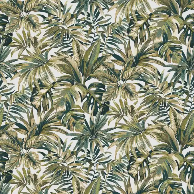 Jacquard Dschungel Weiß Garantierte Lieferung