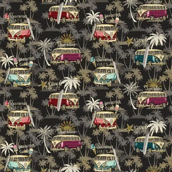 Jacquard Mini Vans Schwarz Versand Am Gleichen Tag