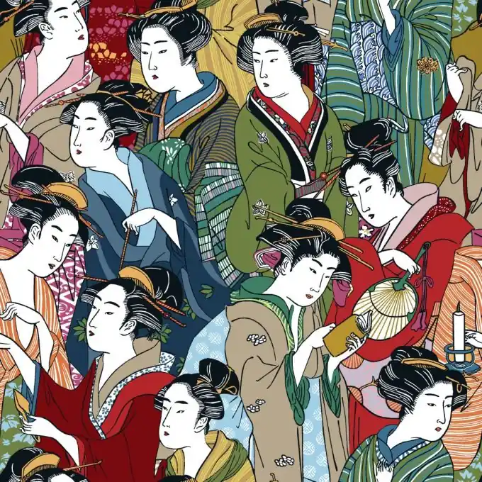 Köperstoff Baumwolle Japan Bunt Jetzt Bestellen