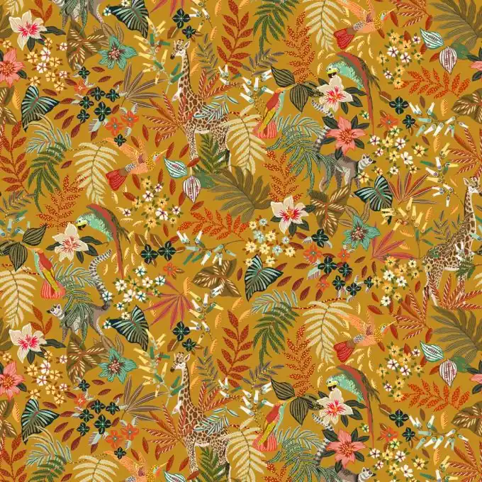 Beliebt Köperstoff Baumwolle Savanne Senfgelb