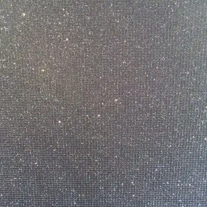 Garantierte Lieferung Kunstleder Polsterstoff anthrazit glitzernd silber