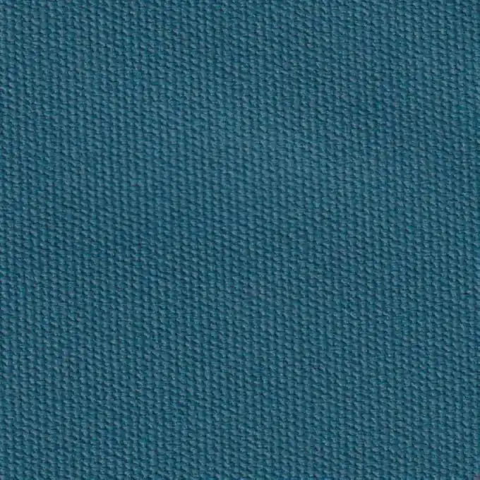 Handgefertigt Similicuir Stoff Entenblau 150 cm Breite