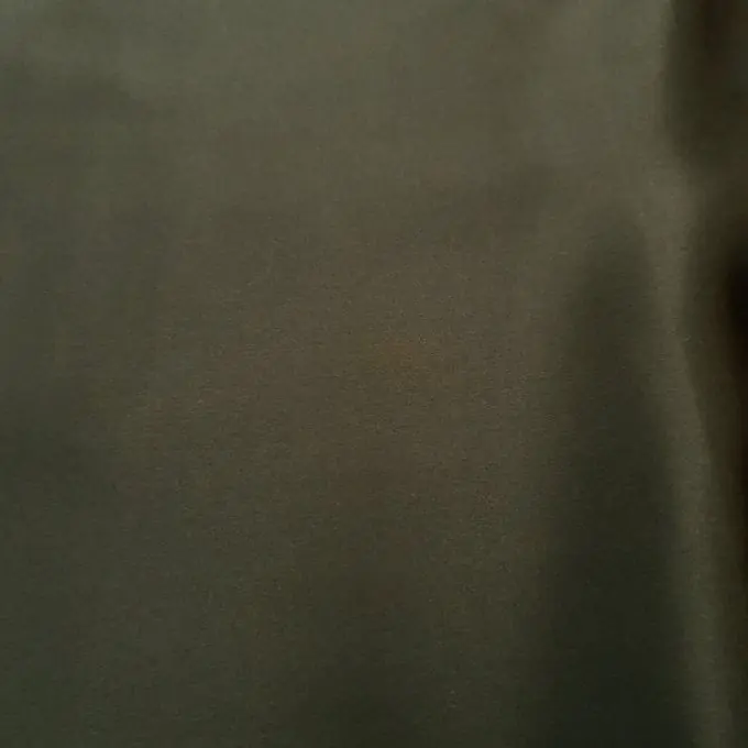 Markenprodukt Seidenstoff khaki einfarbig