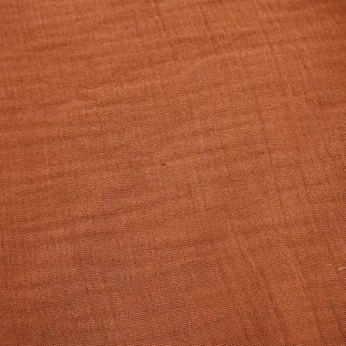 Solange Der Vorrat Reicht Doppelte Gaze extra breit 240 cm Terrakotta