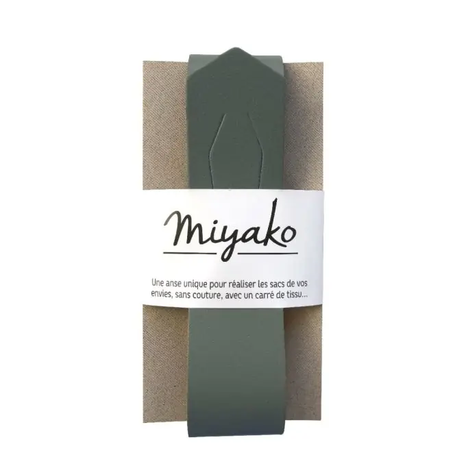 Schneller Versand Abnehmbarer Henkel Miyako Leder 50x4cm Khaki – Miyako