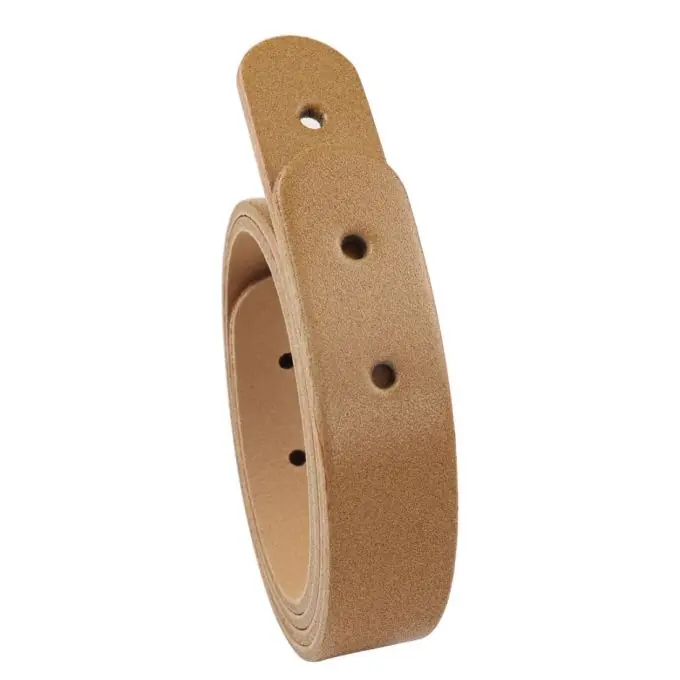 Handgefertigt 2 Lederriemen + Schraube chicago 50cm Bronzefarben – Miyako