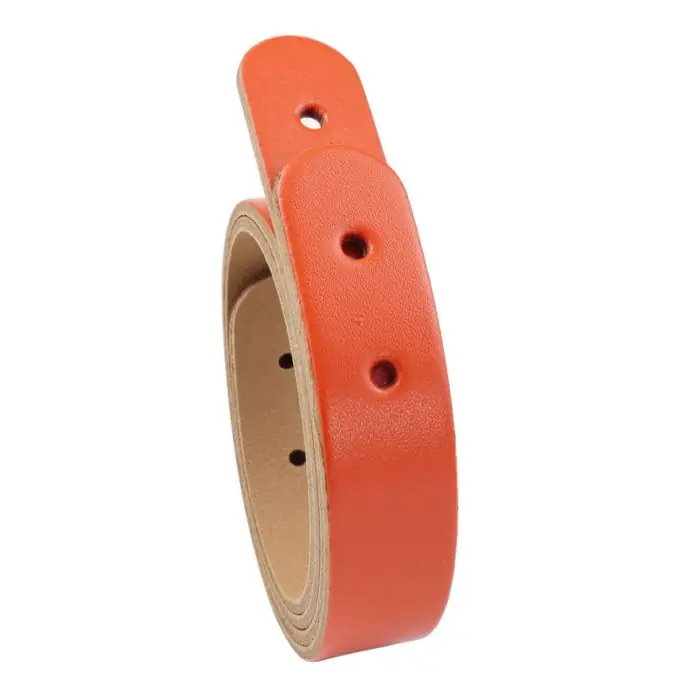 2 Lederriemen + Schraube chicago 50cm Orange – Miyako Aktuell