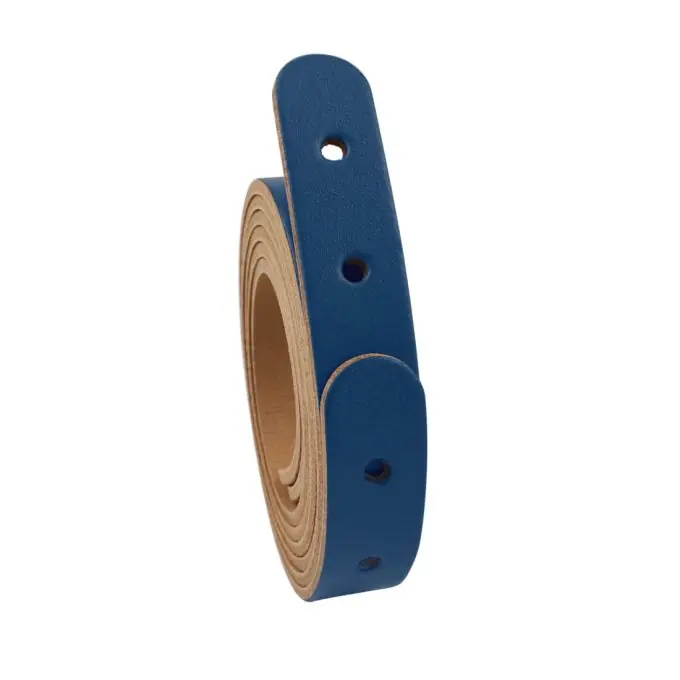 Handgefertigt 2 Lederriemen Tote-Bag + Schraube chicago 80cm Marineblau – Miyako