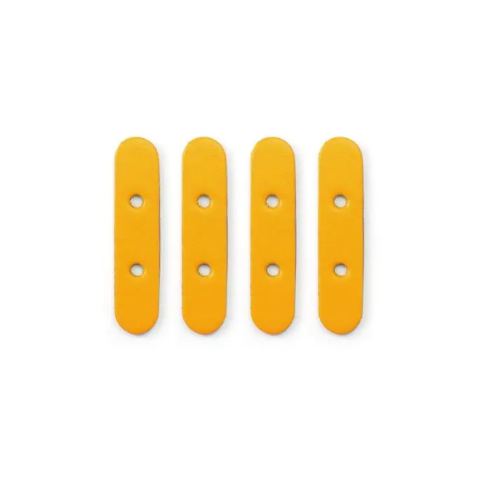 4 Lederverstärkungen für Riemen Curry  – Miyako Echt