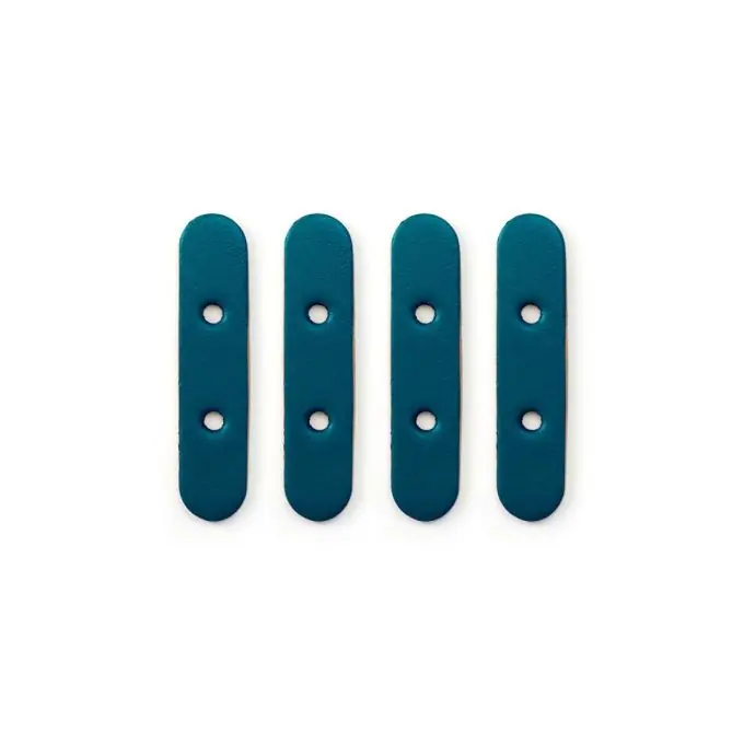 4 Lederverstärkungen für Riemen Entengrün – Miyako Kostenloser Versand