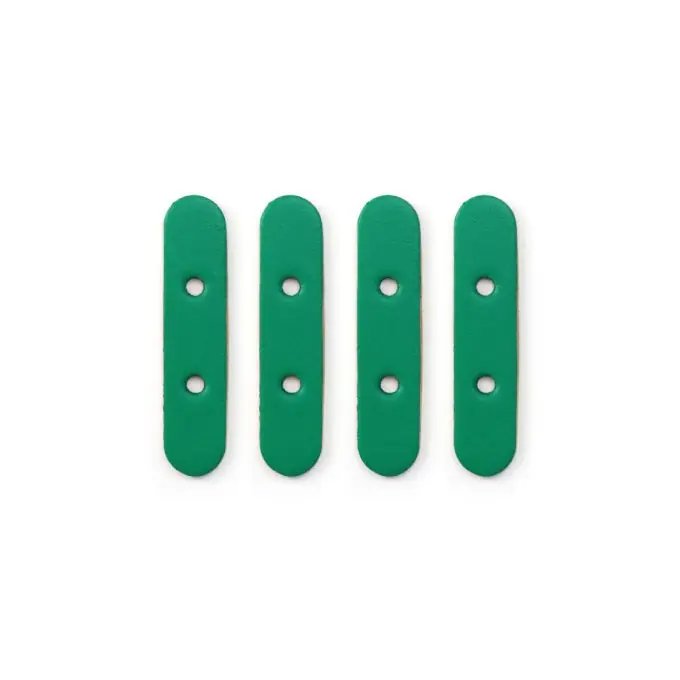 4 Lederverstärkungen für Riemen Mint – Miyako Geld-Zurück-Garantie