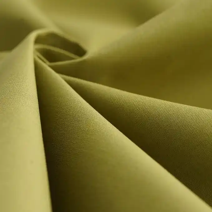 Geprüft Baumwollstoff Cristina Khaki blass