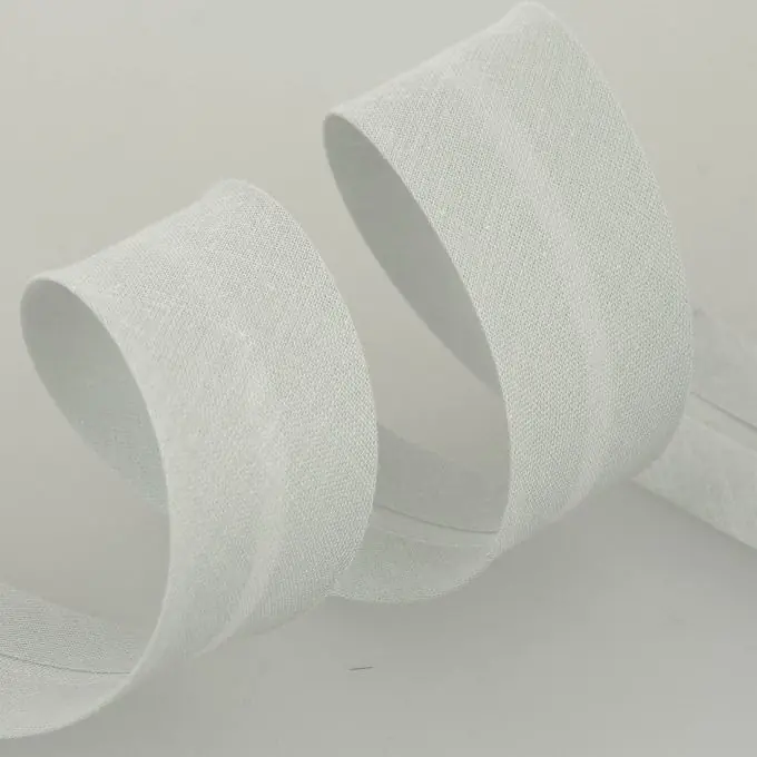 Schneller Versand Schrägband gefaltet 30mm (15 +15) Mausgrau