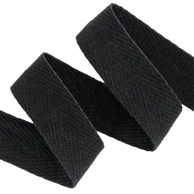 Begrenztes Angebot Band Baumwolle Schwarz 20mm