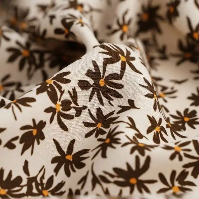 Top-Preis Viskose-Popeline Tiaré écru