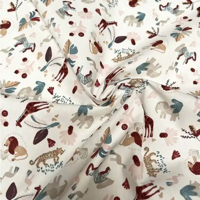 Baumwoll-Popeline Savanne weiß Neue Ware