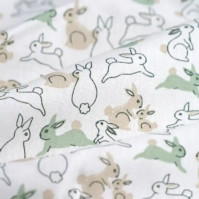 Baumwoll-Popeline Kaninchen écru Sofort Bestellen