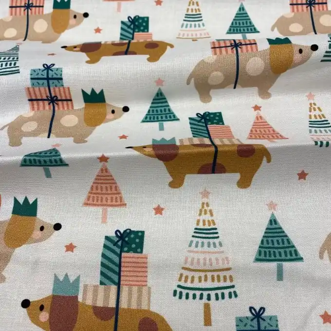 Popeline Baumwolle Dashwood Hund Heißes Angebot