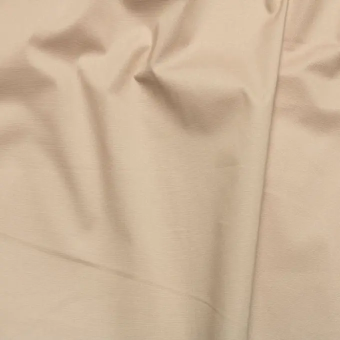 Popeline Baumwolle Stretch Taupe Heute Kaufen