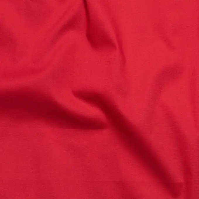 Popeline Baumwolle Stretch Rot Neu Im Sortiment