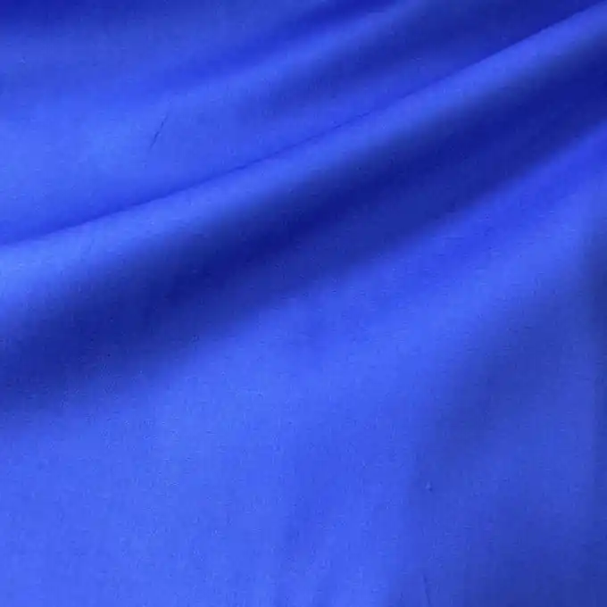 Popeline Baumwolle recycelt Königsblau Großhandel