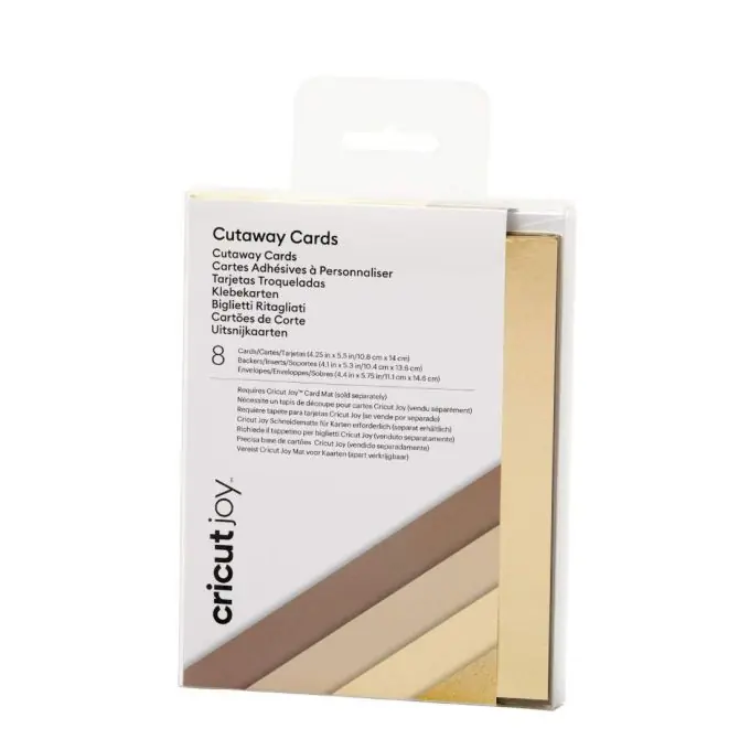 Personalisierte Karten erstellen mit Cricut Joy – inkl. Umschläge (braun) Kostenfreie Lieferung