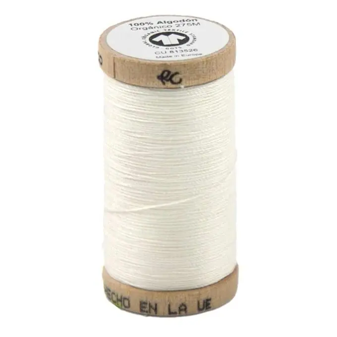 Nähgarn aus Bio-Baumwolle 275 m écru Sonderangebot