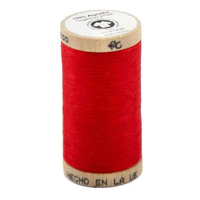 Nähgarn aus Bio-Baumwolle 275 m rot Limited Edition