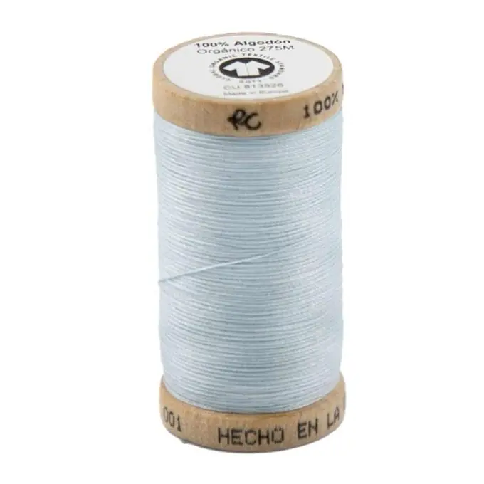 Nähgarn aus Bio-Baumwolle 275 m himmelblau Bestpreis