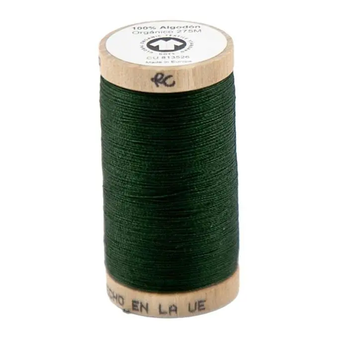 Original Nähgarn aus Bio-Baumwolle 275 m tannengrün