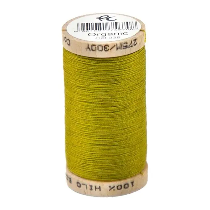 Aktuell Nähgarn aus Bio-Baumwolle 275 m kiwigrün