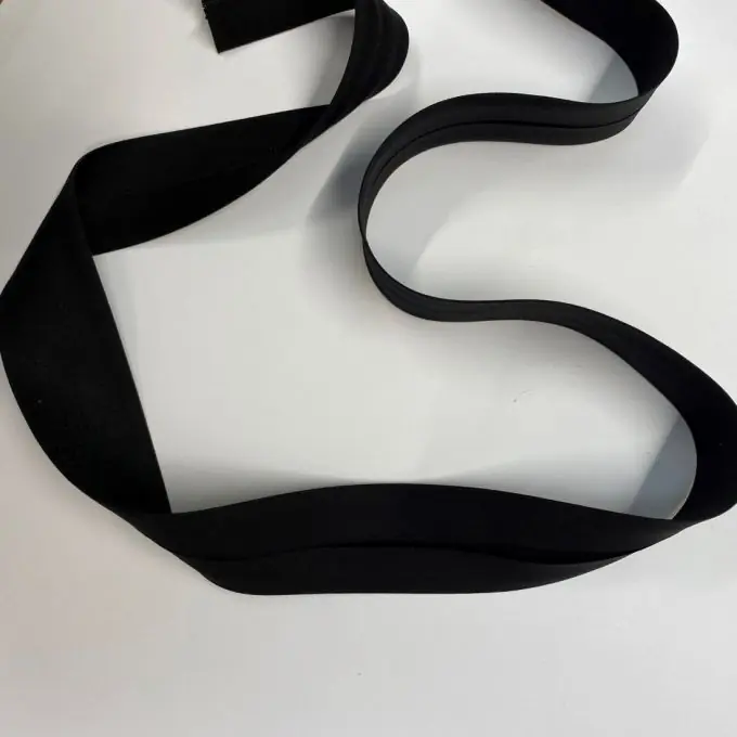 Dehnbares Schrägband aus Baumwolle schwarz Nur Für Kurze Zeit