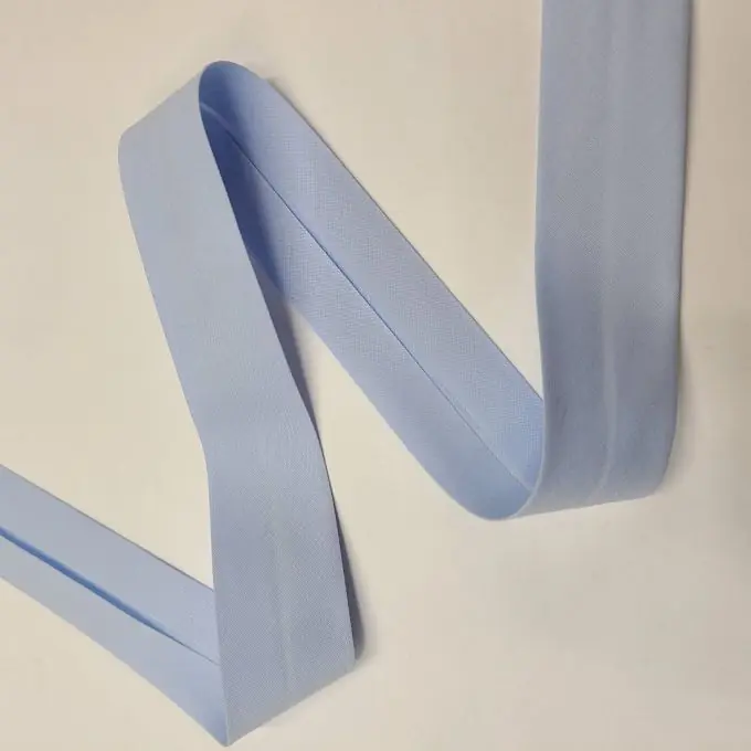 Dehnbares Schrägband aus Baumwolle babyblau Bestseller