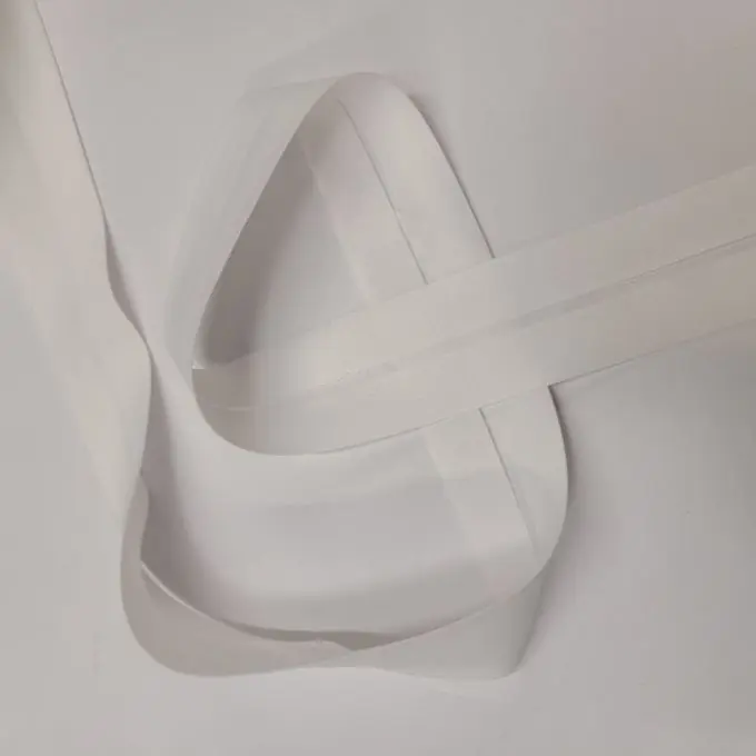 Sonderangebot Dehnbares Schrägband aus Baumwolle weiß