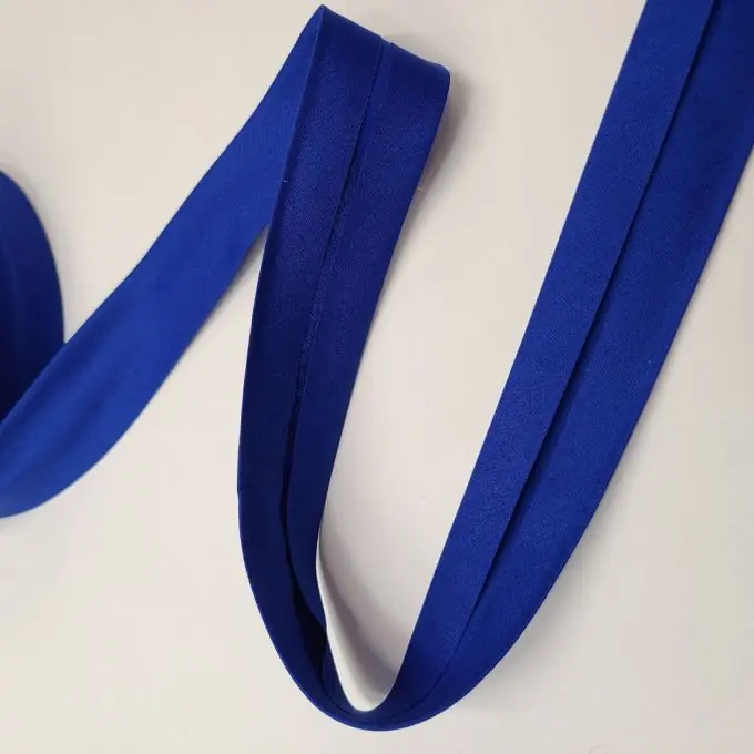 Dehnbares Schrägband aus Baumwolle königsblau Original