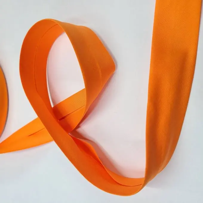 Dehnbares Schrägband aus Baumwolle orange Garantierte Lieferung