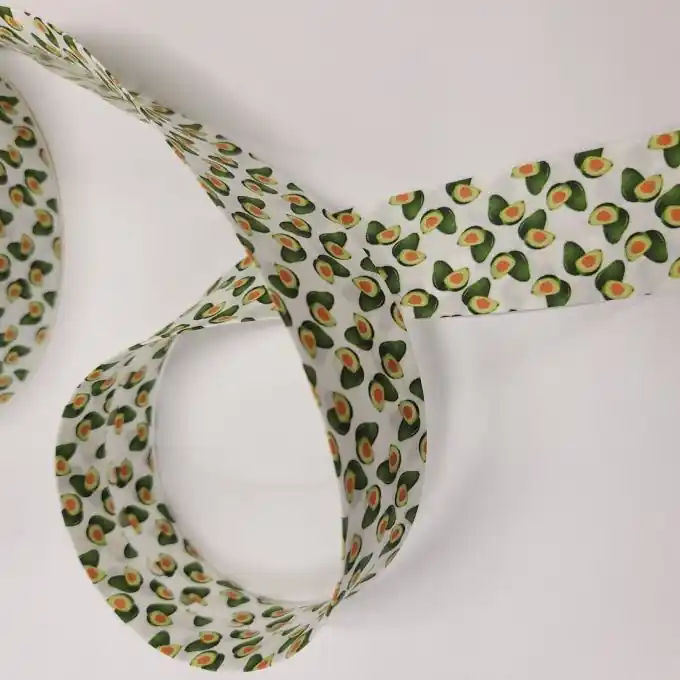 Schrägband 30 mm Avocados Mega-Angebot