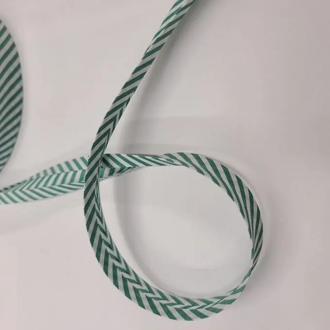 Schrägband mit Streifen 18 mm grün Bestseller