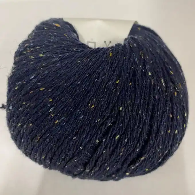 Meistverkauft Strickgarn Wolle recycelt 125m marineblau