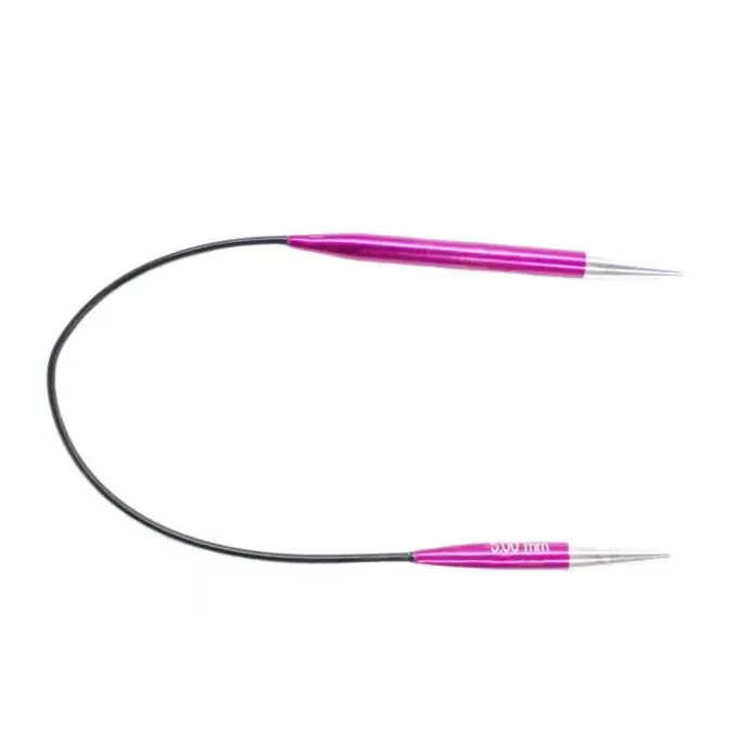 Premium Rundstricknadel Zing Kabel 25cm 3mm