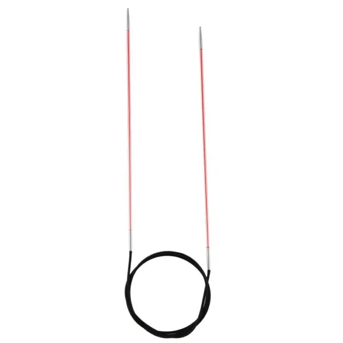 Leichte Aluminium Rundstricknadeln in bunten Farben, 2,5mm Spitze Angebot