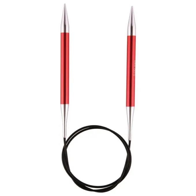 Original Leichte Aluminium Rundstricknadeln in lebhaften Farben (9mm)