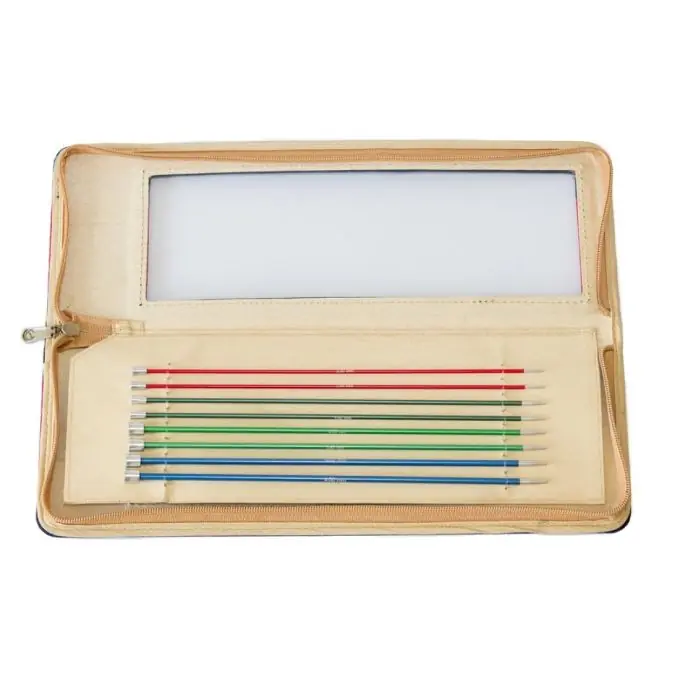 Farbenfrohes Set: 8 Zinkstricknadeln von 2,5-6 mm Jetzt Zugreifen