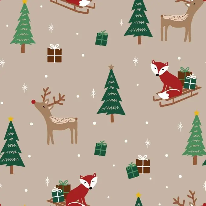 French Terry Weihnachten taupe Begrenztes Angebot