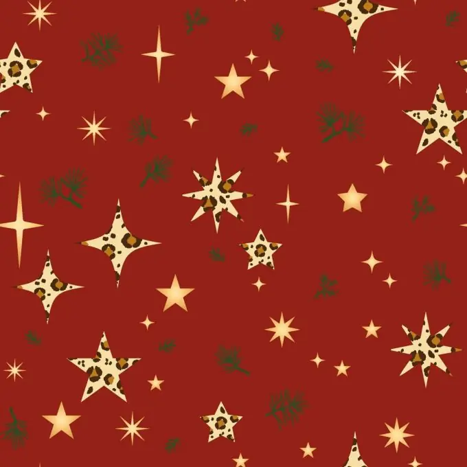 Dicker Baumwollstoff Weihnachten Leopard gold rot Meistverkauft