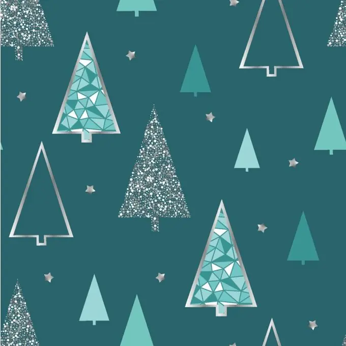 Dicker Baumwollstoff Weihnachtstanne silber blau Top-Angebot