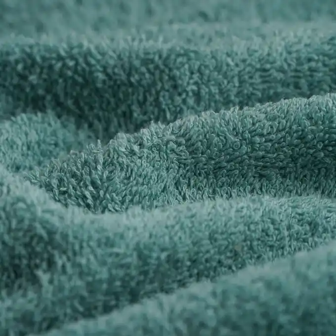 Begrenztes Angebot Frotteestoff Baumwolle Bonie blaugrün