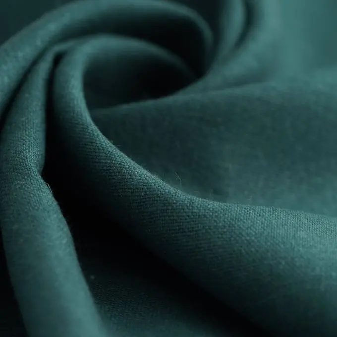 Leinenstoff gewaschen Cordoue waldgrün Super-Preis