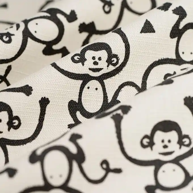 Dekostoff slub Monkey Finale Aktion