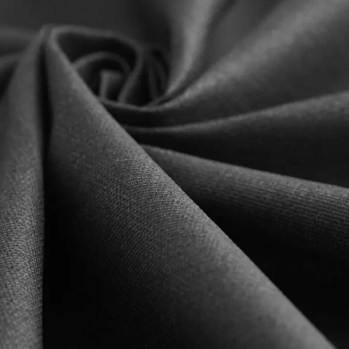 Beschichteter Leinenstoff Melisse anthrazit Must-Have